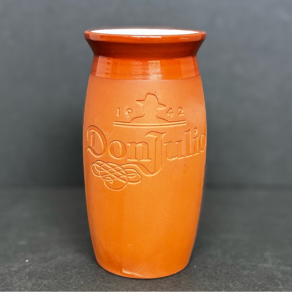 Don Julio 1942  Cantarito de Barro Terracotta Clay Cup Mug